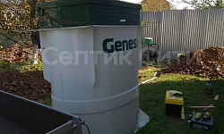 Септик Genesis 350 L Пр - фото монтажа - 6